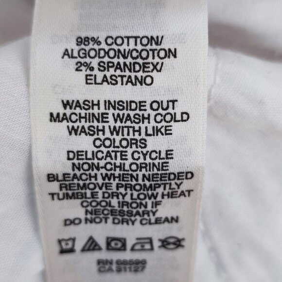 DKNY Jeans SOHO Skinny white women's size 8 - Picture 8 of 15